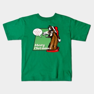 Fa La La La Llama Kids T-Shirt